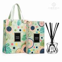 Diffuseur de parfum en verre personnalisé Firdaus, bouteille de parfum d'intérieur à étiquette privée, fabricant OEM ODM avec emballage personnalisé