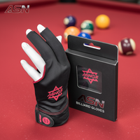 Gants ASN-ST à trois doigts, respirants, antidérapants, de haute qualité, gants de snooker, gants de billard, gants de queue de billard