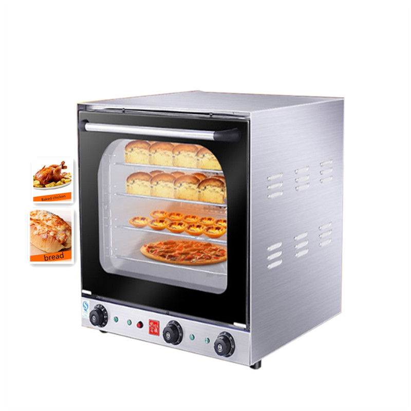 Электрическая настольная Духовка с таймером 120 минут, электрическая духовка с горячей тарелкой, четырехуровневая электрическая печь для хлеба