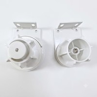 Mécanisme de store enrouleur à barre supérieure 38 mm, tête d'embrayage silencieuse en POM pour rail de store, pour stores zébrés, personnalisable OEM