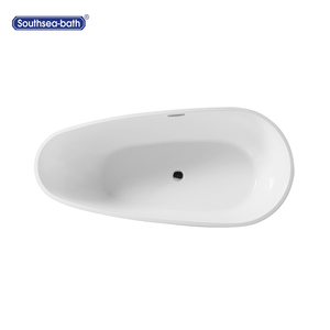 Dernières baignoires autoportantes en fibre de <span class=keywords><strong>carbone</strong></span> de surface solide Foshan 1550 Egg Black, fabricants de baignoires pour hommes et enfants - Product Image 5