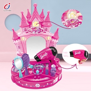 Ensemble de maquillage électrique pour filles B/O, coiffeuse château de rêve, sèche-cheveux, jouet de beauté pour filles - Product Image 4