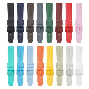 Correas de Reloj de Goma de 20 mm con Extremos Curvos en Varios Colores para Relojes <span class=keywords><strong>Swatch</strong></span> X <span class=keywords><strong>Omega</strong></span> Moonswatch, Correas para Relojes Rolex - Product Image 2