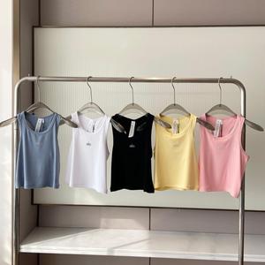 Abbigliamento Donna Produttore di Abbigliamento Set Yoga Intimo Sportivo Estivo da Donna Top <span class=keywords><strong>Canotta</strong></span> Aderente a Basso Prezzo - Product Image 1