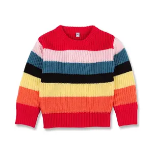 Mimixiong 100% Acrylic Knitted Newborn Baby Kids Sweaters Clothes Unisex Sweater Autumn Winter Toddler Boys Girls Wear