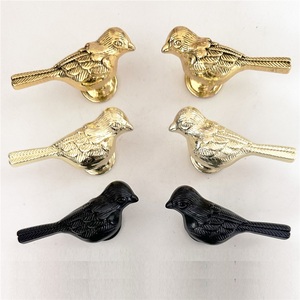 Poignée de tiroir ronde en alliage de zinc pour armoire, commode - Décoration métallique durable et luxueuse - Product Image 5