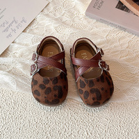 Chaussures d'été pour tout-petits, nouvelle collection, en cuir synthétique respirant, fermeture Velcro, semelle souple, style princesse