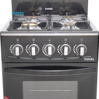 Cuisinière à gaz Xunda 4 brûleurs avec plaque de cuisson et four à pâtisserie Gazinière et four à gaz