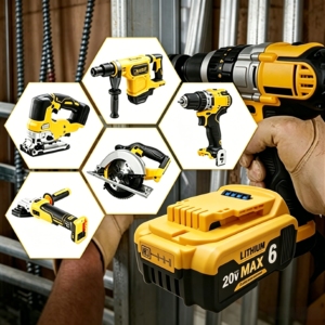 20V 3Ah Lityum-iyon Şarj Edilebilir Matkap Aküsü, DCB180 DCB181 DCB182 DCB183 DCB184 DCB185 DCB201 DCB201-2 DCB200 ile uyumlu - Product Image 4