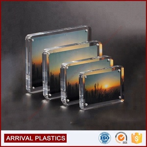 Bloque acrílico transparente de 10mm de espesor personalizado OEM al por mayor marco de fotos 2x3 Marco de bloque acrílico - Product Image 3