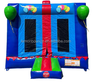 Château gonflable commercial à thème ballons colorés, idéal pour les fêtes en extérieur et la location - Product Image 1