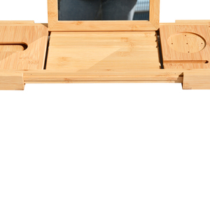 Bandeja Caddy para bañera Youlike, tablero de baño de madera Natural maciza, plato para servir charcutería, bandeja para bañera de Bambú - Product Image 5