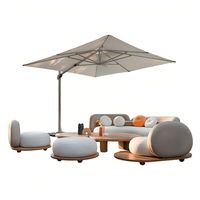 Meubles d'extérieur pour piscine, design luxueux, chaise d'appoint durable, vente en gros, ensemble de meubles de jardin modernes, modulaires