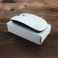 Mini USB Personalizado para Sublimación 3D, Ratón Inalámbrico para Juegos con Seguimiento de Bola para Portátil, Diseño Personalizado, Ambidiestro, en Stock