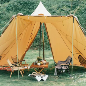 Luxury 4 Meter <strong>Tipi</strong> Tent Outdoor Large Glamping Camping <strong>Teepee</strong> Tent for Sale - Product Image 2