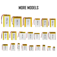 Baterai Lithium Isi Ulang 3.7V 2000mAh 654060 Li Polymer untuk Earbud Bluetooth, Remote Control, Mainan, Layar LED, IoT Rumah