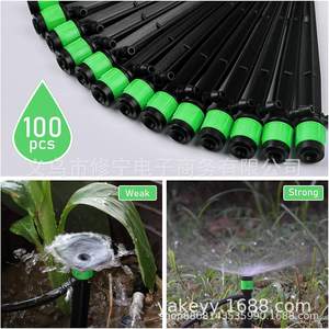 Cabezal de Aspersión Spike de 13 cm, Verde y Negro, Microaspersor para Jardín, Sistema de Riego por Goteo - Product Image 5