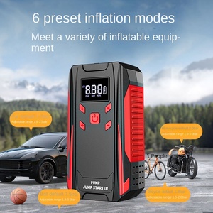 תחנת כוח סולארית ניידת 12V ליתיום-יון להתנעת רכב חירום, משאבת ניפוח צמיגים 150PSI 3500A 1000W דגם R65 שנת אחריות אחת - Product Image 3