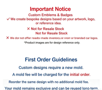 Lettres et chiffres 3D souples personnalisés en PVC autocollants de marque XN pour autocollants de carrosserie de voiture, emblèmes et badges automobiles, faible MOQ, garantie 1 an