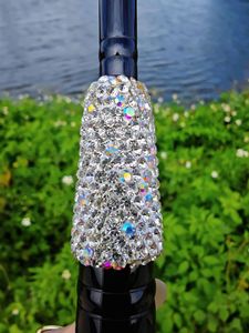 แปรงแต่ง<span class=keywords><strong>หน้า</strong></span> 2-in-1 แบบพกพา ประดับคริสตัล แปรงสองหัวสำหรับปัดแก้มและอายแชโดว์ ใช้ได้กับแป้งฝุ่นและบลัชออน - Product Image 5