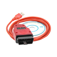 Red V1.87 Unidad de control electrónico Programador Lector de código Herramienta de diagnóstico con escáner OBD2 integrado