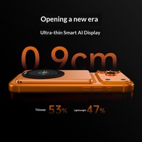 Batterie externe magnétique sans fil 10000 mAh avec support rotatif en alliage d'aluminium, écran intelligent IA, charge rapide 22,5 W, chargeur portable