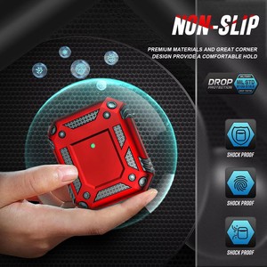 Étui de protection pour écouteurs sans fil avec design unique en TPU PC Armor pour <span class=keywords><strong>AirPods</strong></span> 1 2 3 Pro + <span class=keywords><strong>Plus</strong></span> - Product Image 6