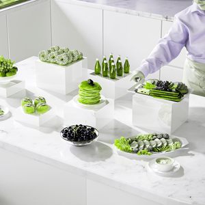 Espositori in Acrilico a 5 Lati con Fondo Cavo <span class=keywords><strong>per</strong></span> Matrimoni, Cupcake, Caramelle, Cibo, Feste, Brunch, Buffet - Product Image 4