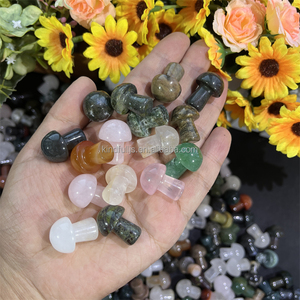 Tay Khắc 2 <span class=keywords><strong>Cm</strong></span> Vật Liệu Hỗn Hợp Nấm Tự Nhiên Tăng Thạch Anh Nấm Cho Chữa Bệnh Thiền - Product Image 4