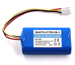 Baterai Lithium untuk Senter OEM 21700 7.2V 4800MAh Paket Li-ion - Product Image 1