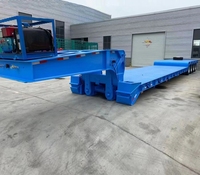 Remorques de camion à benne basculante CIMC 3 essieux capacité de charge de 50 tonnes en acier robuste pour le transport minier