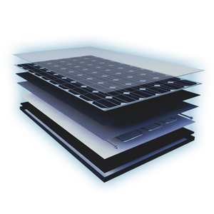 Module solaire hybride photovoltaïque thermique monocristallin européen à demi-cellules 600W - Product Image 3
