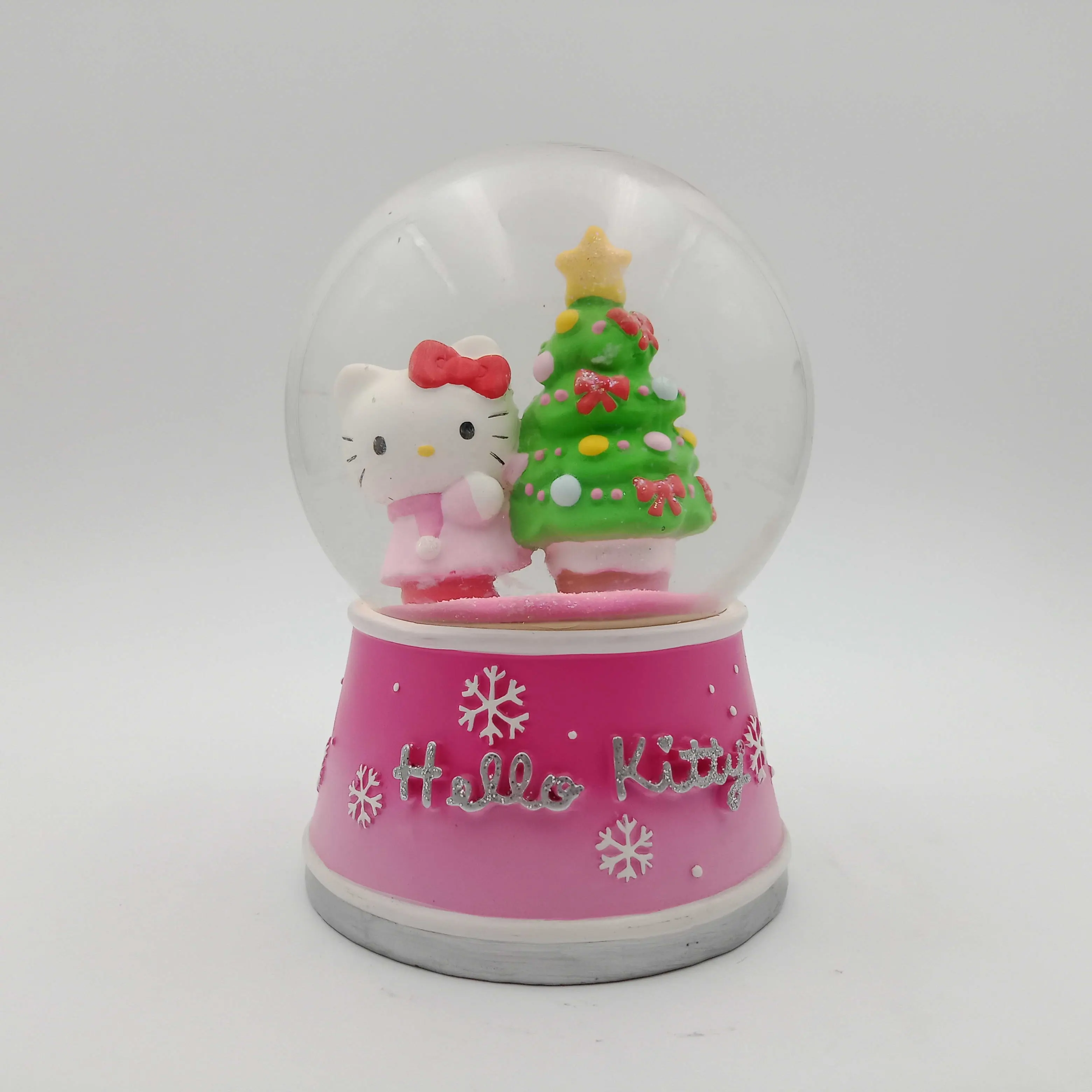 Custom 100 mm Diameter Snow Ball Snowglobe Water Snow Globe Souvenir Glitter Water Ball