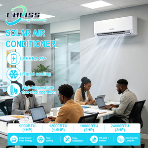 Climatiseur solaire portable mural hybride 12000 BTU pour usage domestique et professionnel CH-12000BTU Double alimentation - Product Image 3