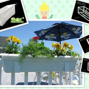 Macetas para barandillas de terraza, macetas colgantes para cercas - Product Image 2