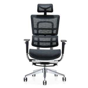 <span class=keywords><strong>เก้าอี้</strong></span>ปรับเอน <span class=keywords><strong>Ergohuman</strong></span> รุ่น Modern Lift Chair แบบ Zero Gravity พร้อมที่วางแขนและที่พักขา 3 มิติ  วัสดุตาข่ายระบายอากาศ ฐานอะลูมิเนียม สำหรับห้องนั่งเล่นเพื่อการพักผ่อน - Product Image 3