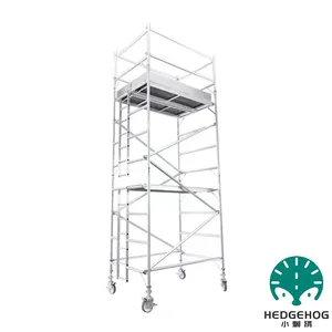 Movable Wheels Ladder Concrete Slab Masonry Durable Construction Building Maintenance Decoration Project Aluminum Scaffolding