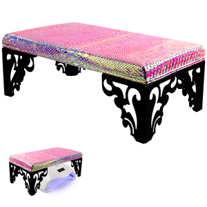 Nail <strong>Supplier</strong> Designer Custom Luxury Bling Soft Nail Tool Armrest Cushion Pink Nail Pillow Hand <strong>Arm</strong> <strong>Rest</strong> - Product Image 4