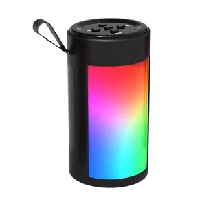 2023 Goedkoopste Draadloze Karaoke Draagbare Luidsprekermodellen Met Nieuw Licht Ontwerp Bluetooth Batterij Plastic Oem Actieve Rgb 5W 500 Mah