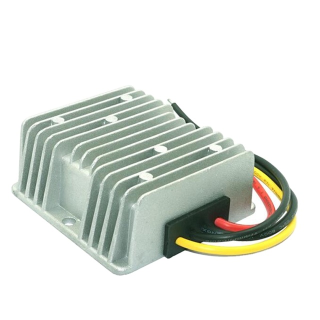 Non-isolated Waterproof 12V 24V 36V to 13.8V 5A 69W Boost Buck DC-DC Converter