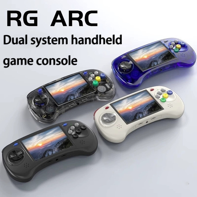 The New RG ARC Game Console Is a Classic Side-scrolling Fighting Handheld Device with an Open-source Android Dual-system.