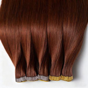 Extensions de cheveux adhésives sans couture à double trame, extensions de cheveux <span class=keywords><strong>Remy</strong></span> vierges à cuticules intactes, extensions de cheveux 100% humains à bandes adhésives - Product Image 1
