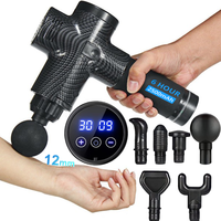Pistolet de massage à percussion pour tissus profonds pour le soulagement de la douleur Pistolet de massage corporel Vibration Fascia Relaxati