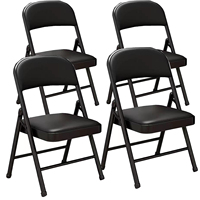 Chaises Pliantes en Plastique pour Événements, Structure Métallique Blanche, Mobilier d'Extérieur Moderne, Chaises de Jardin Robuste en Plastique