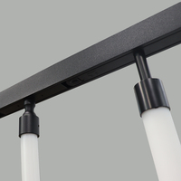 360 degrés néon Flexible magnétique LED linéaire rail lumière lustre Tube rond en Silicone bande Flexible lumière néon