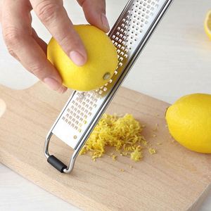 Razor-Sharp <b>Kitchen</b> <b>Gadgets</b> with Plastic Handle Stainless Steel Ginger Lemon Zester and Parmesan Cheese Grater for Vegetables - Product Image 5