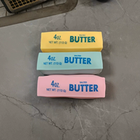 Jouet anti-stress à presser en forme de bâton de fromage croustillant, à récupération lente