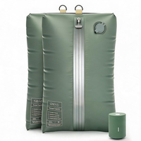 Sac de rangement sous vide réutilisable en nylon personnalisé, organisateur de compression, sac économiseur d'espace pour vêtements, voyage, maison