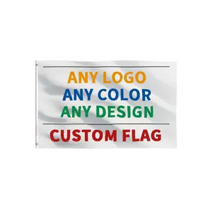 Nx Hot Sale Custom Size Grote Vlaggen Professionele Grote Scherm Gedrukt Goedkope 3X5 Vlag Banner Met Custom Logo