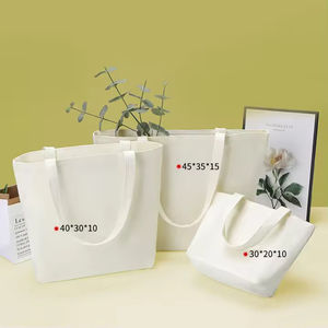 Bolsa de Mano de Lona de Algodón Puro Plegable Ecológica con Logotipo Personalizado, de un Solo Hombro, para Compras, Estudiantes, Regalos para Maestros, Tamaño Mediano - Product Image 2